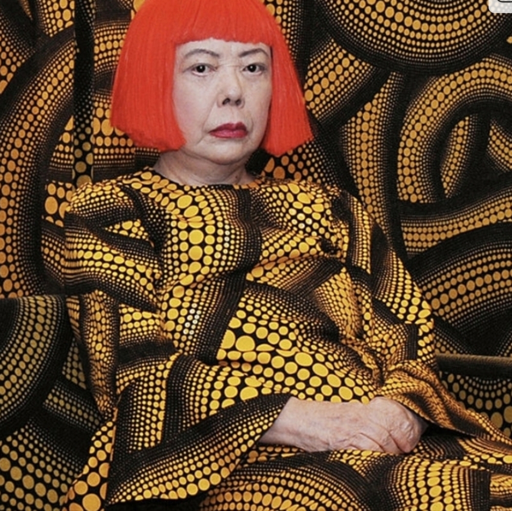 Yayoi Kusama Plush Doll Key Chain - Picture 4 of 4